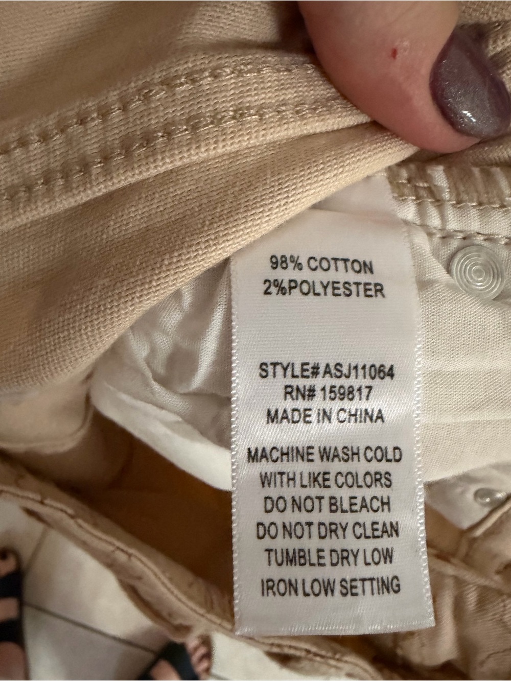 Altar'd State Beige Desert-Print Wide Leg Chinos - Picture 6 of 6